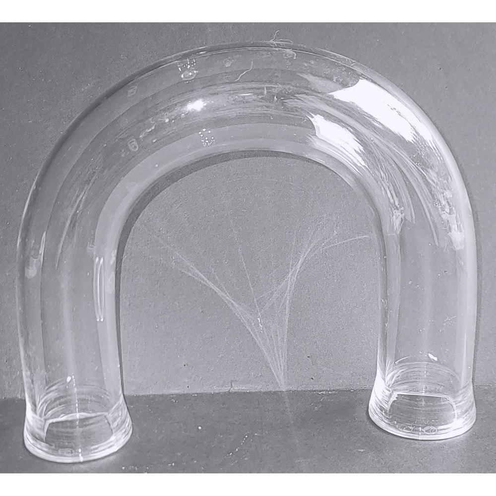 Vintage Pyrex Glass U-Tube Laboratory‎ Scientific Glassware 56 Clear Dairy Farms